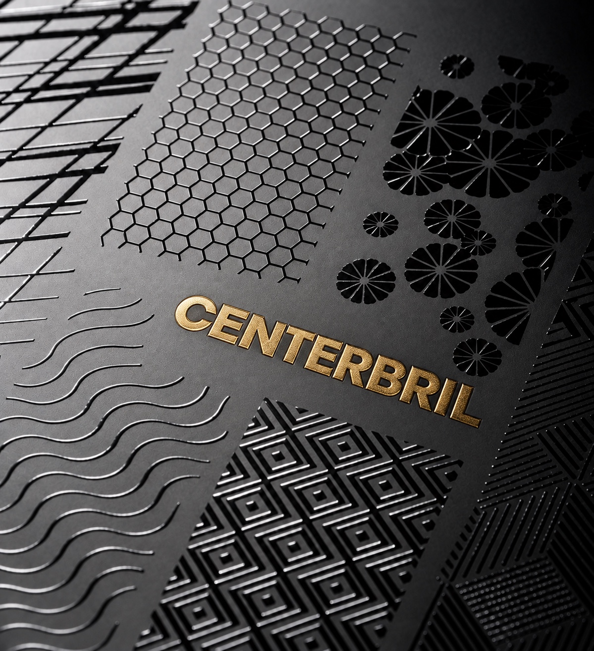Muestra de sectorizado y stamping cobre CENTERBRIL